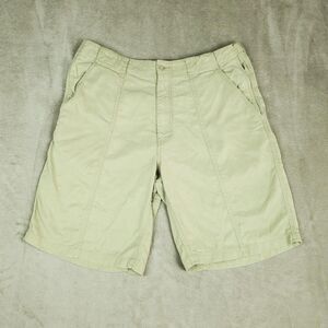 Tommy Bahama Shorts Mens 33 Beige Relax Tencel Lyocell Chino Casual Summer